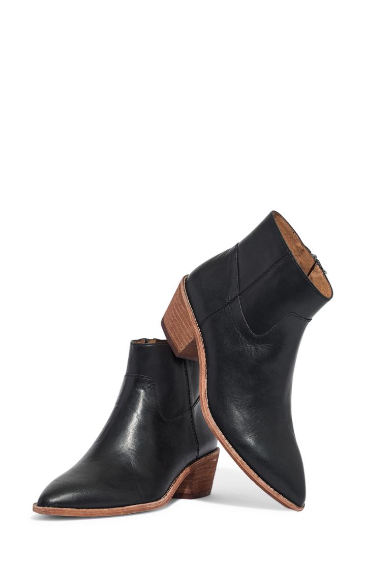 Women's Madewell Sidney Bootie .5 M - Black