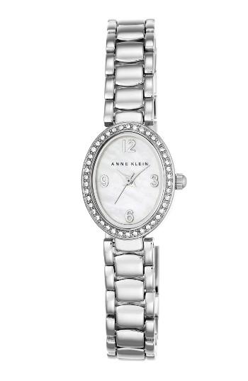 Women's Anne Klein Crystal Oval Bracelet Watch, 20mm