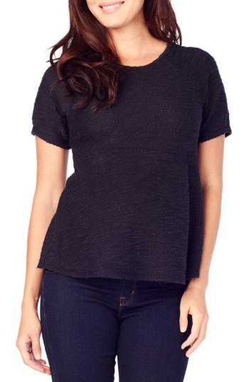 Women's Ingrid & Isabel Boucle Maternity Top - Black