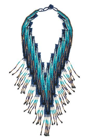 Women's Panacea Seed Bead Statement Necklace