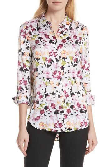 Women's Equipment Essential Floral Silk Shirt