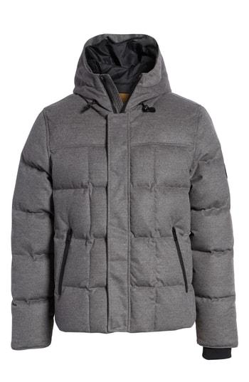 Men's Ugg Cadin Technical Water Resistant Down Parka - Grey