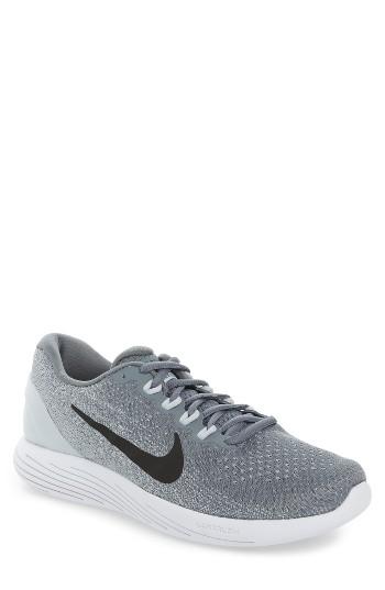 Men's Nike Lunarglide 9 Running Shoe M - Grey