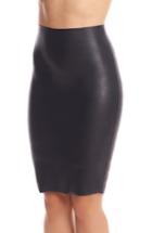 Women's Commando Perfect Faux Leather Pencil Skirt - Black
