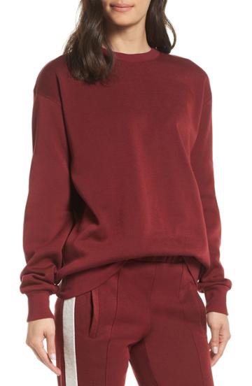Women's Chalmers Cloudy Lounge Sweatshirt - Burgundy
