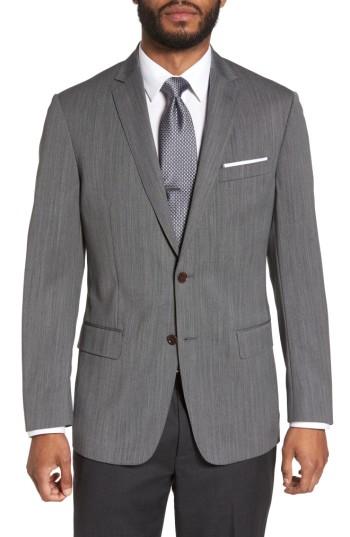 Men's Hart Schaffner Marx Classic Fit Wool Sport Coat R - Grey