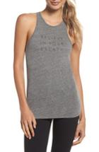 Women's Good Hyouman Shaina Believe In Your Breath Tank - Grey