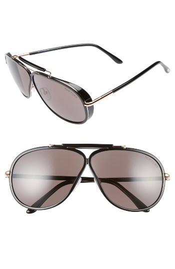 Women's Tom Ford Cedric 65mm Aviator Sunglasses -