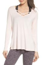 Women's Beyond Yoga Cross Me Once Top - Pink