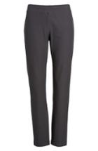 Women's Eileen Fisher Stretch Crepe Ankle Pants, Size X-small - Grey (regular & ) (online Only)