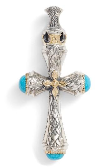 Men's Konstantino Heonos Turquoise Cross