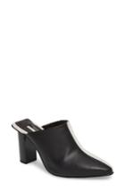 Women's Topshop Glow Two Tone Mule .5us / 41eu - Black