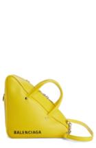 Balenciaga Small Triangle Duffel Bag - Yellow