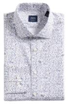 Men's John W. Nordstrom Trim Fit Geometric Dress Shirt - Purple