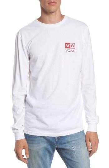 Men's Rvca Flipped Box Graphic T-shirt - White