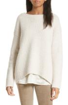 Women's Vince Textured Wool Sweater - Ivory