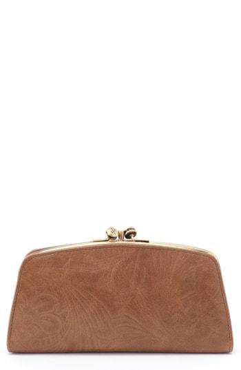 Women's Hobo Liven Leather Wallet - Brown