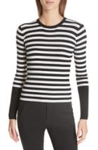 Women's Cinq A Sept Savanna Ruffle Sleeve Cashmere Sweater