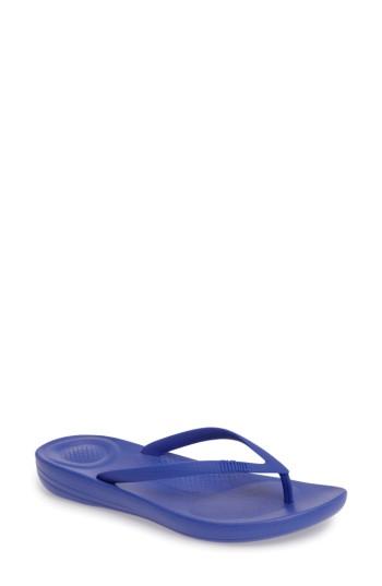 Women's Fitflop Iqushion Flip Flop M - Blue