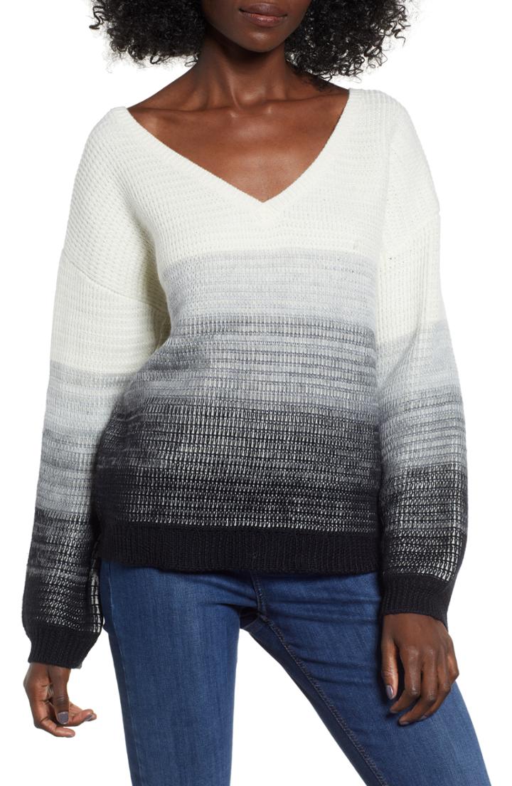 Women's Roxy A Day At Dream Beach Sweater - Black