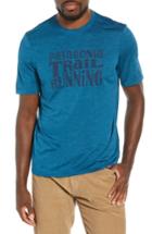 Men's Patagonia Capilene Daily Fit T-shirt, Size Large - Blue