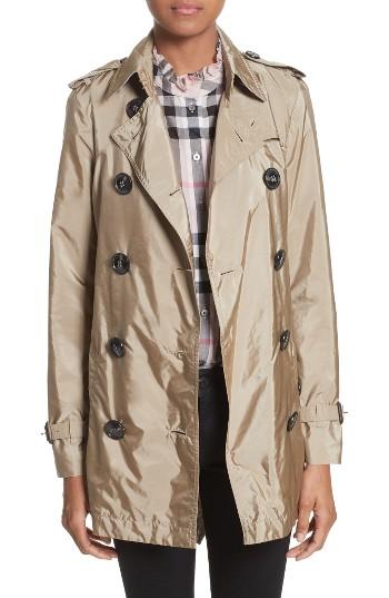 Women's Burberry Kerringdale Trench Coat - Beige