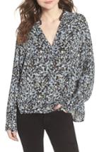 Women's Zadig & Voltaire Tink Leopard Print Top - Blue