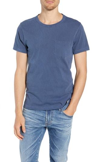 Men's Madewell Pocket T-shirt, Size - Blue
