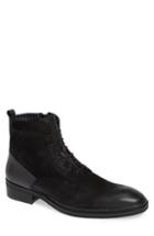 Men's Karl Lagerfeld Paris Lace-up Boot .5 M - Black