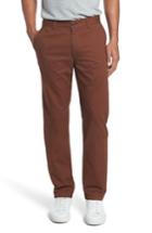 Men's Bonobos Slim Fit Flannel Lined Chinos X 34 - Brown