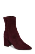 Women's Linea Paolo Bobby Pointy Toe Boot .5 M - Burgundy