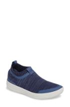 Women's Fitflop Uberknit Knit Sock Sneaker M - Blue