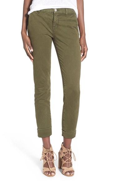 Women's J Brand 'josie' Tapered Leg Crop Trousers