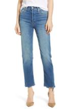 Women's Mother The Tomcat Ankle Straight Leg Jeans - Blue