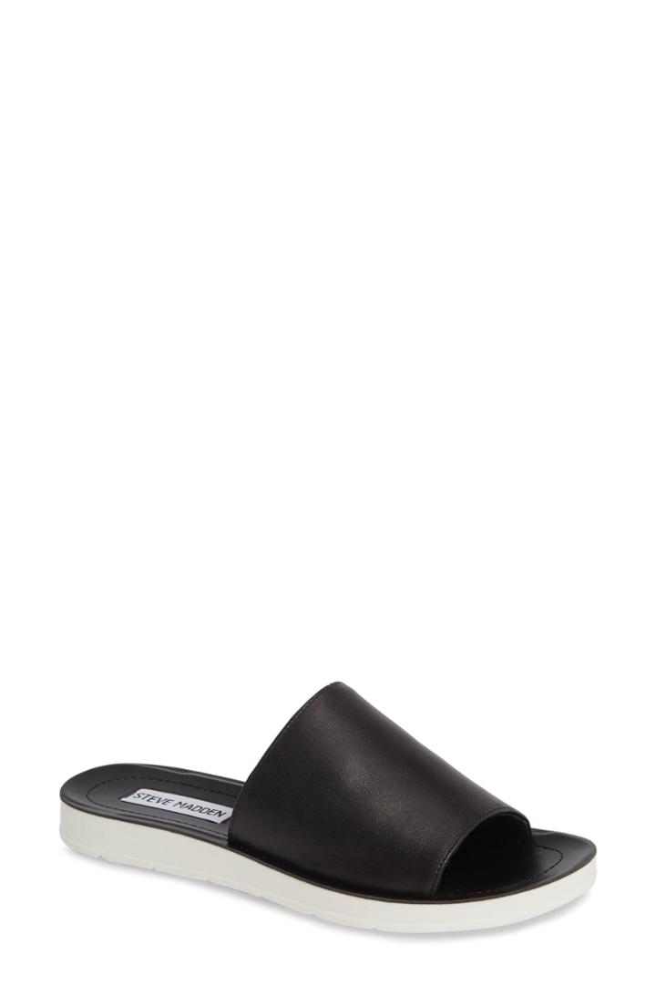 Women's Steve Madden Porter Slide Sandal M - Black