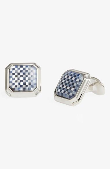 Men's David Donahue Mother Of Pearl & Sodalite Cuff Links