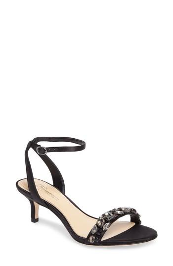 Women's Imagine Vince Camuto Kolo Embellished Kitten Heel Sandal M - Black