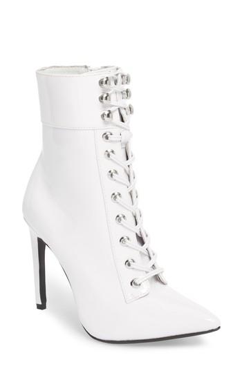 Women's Jeffrey Campbell Elphaba-3 Bootie M - White
