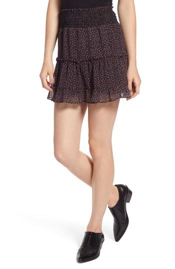 Women's Rebecca Minkoff Lillian Floral Skirt - Black