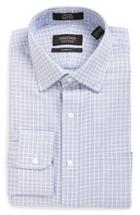 Men's Nordstrom Men's Shop Classic Fit Non-iron Check Dress Shirt .5 33 - Blue
