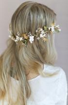 Twigs & Honey Floral Garden Headpiece, Size - Metallic