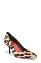 Women's Diane Von Furstenberg Meina Genuine Calf Hair Pump .5 M - Beige