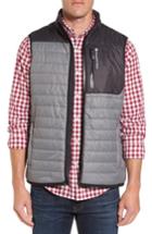 Men's Vineyard Vines Mountain Weekend Colorblock Primaloft Vest, Size - Grey