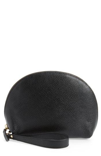 Nordstrom Sophia Leather Wristlet - Black