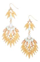 Women's Adia Kibur Stone Fan Drop Earrings