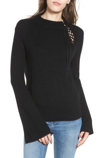 Women's Ella Moss Gracey Mock Neck Sweater - Black