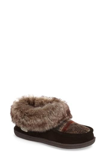 Women's Woolrich Autumn Ridge Slipper Bootie M - Brown