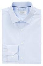 Men's Duchamp Trim Fit Solid Dress Shirt - 32/33 - Blue