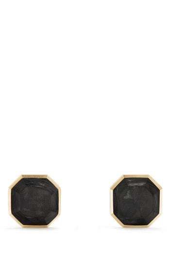 Men's David Yurman Forged Carbon Cufflinks In 18k Gold
