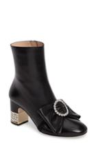 Women's Gucci Candy Bow Crystal Bootie .5us / 38.5eu - Black
